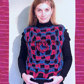 Lacy Top or Sleeveless Sweater