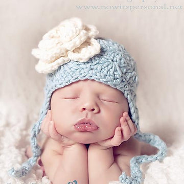Solid Shells Earflap Hat Crochet Pattern 189