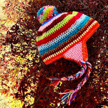 Holly Earflaps Winter Hat