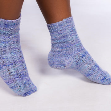 Cable & Lace Socks