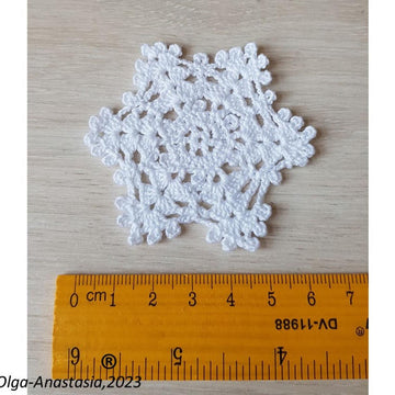 Crochet snowflake 19