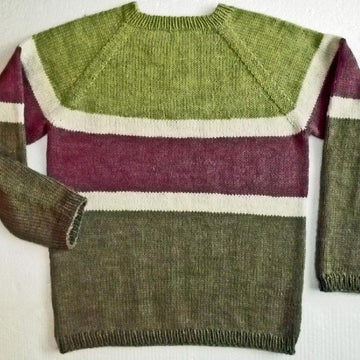 Top Down Raglan Pullover 415