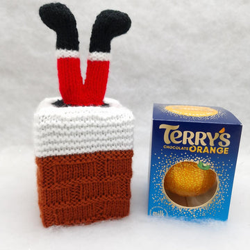 Santa's Stuck Chocolate Orange Box Cover