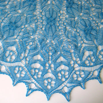 Tender Myosotis Shawl