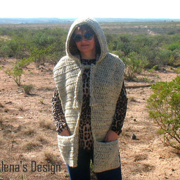 Hooded Pocket Scarf