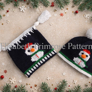 Snowman Hats DK Knitting Pattern P1 — Elizabeth Primrose Patterns