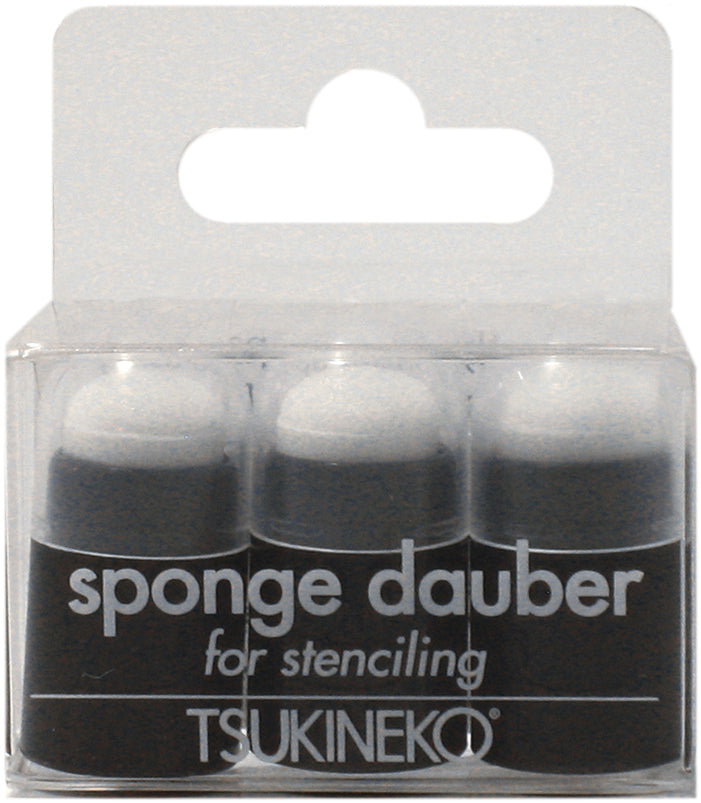 Imagine Sponge Daubers W/Caps 3/Pkg - 1.25"X.75"X.75"