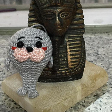 Seal Couple Mini ~ Christmas Tree or Key Ring