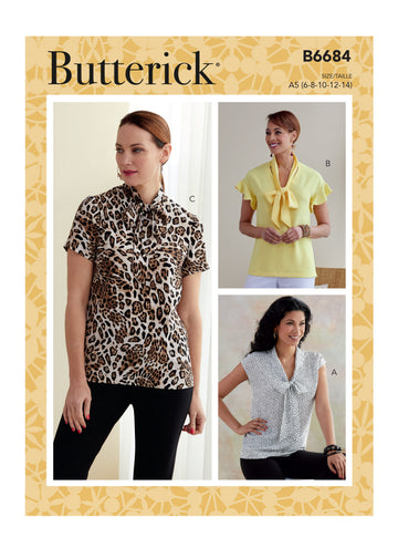 Butterick Misses' Top B6684 - Sewing Pattern