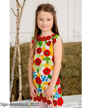 Irish lace dress for girls