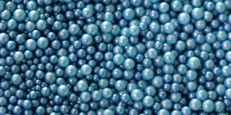 Dress My Craft Flower Pearls 1oz - Blue