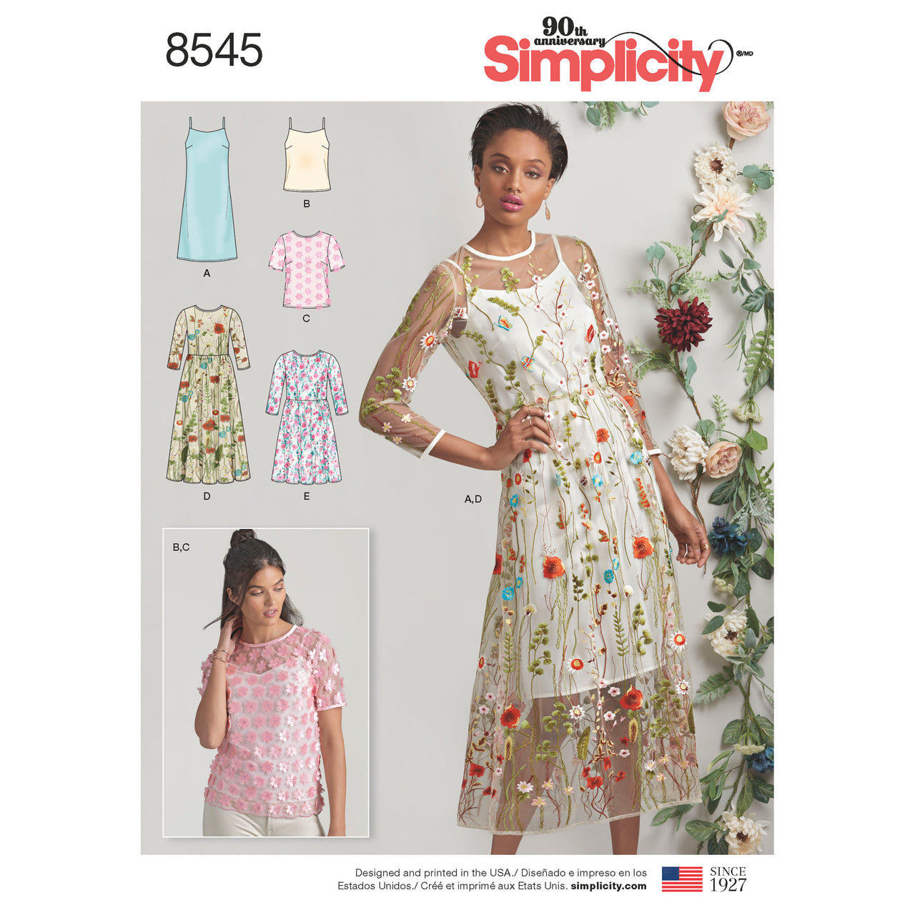 Simplicity Pattern 8545 Women’s / Petite Women’s Dress and Top 8545 - Sewing Pattern