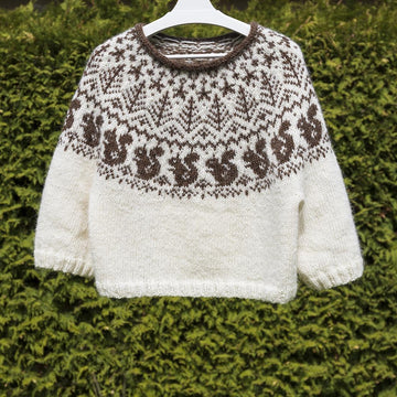 SQUIRREL Icelandic Lopapeysa Sweater for Adults and Kids