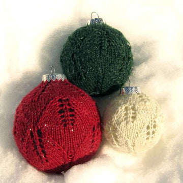 Holiday Ornaments 3: Leafy Ornaments and Feather & Fan