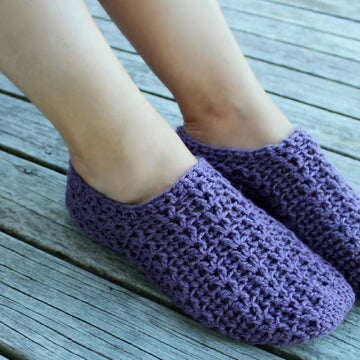 Simple Cable Slippers