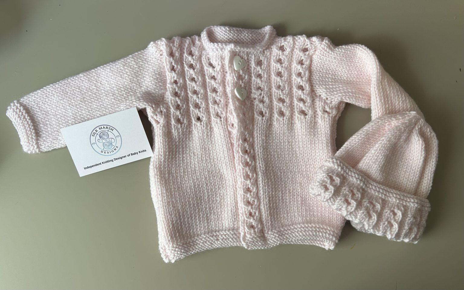 Johanna Baby Cardigan and Hat Knitting Pattern Newborn-2 years approx