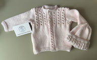 Johanna Baby Cardigan and Hat Knitting Pattern Newborn-2 years approx