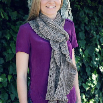 Subtle Ruffle Scarf