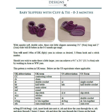 Slippers with Cuff and Tie