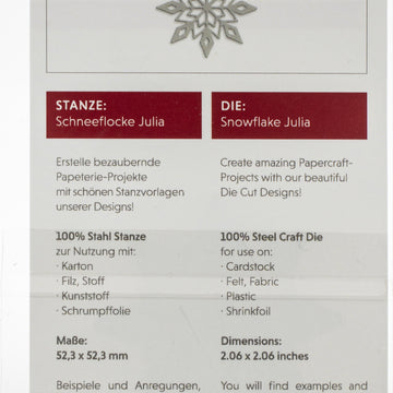 Alexandra Renke Dies - Snowflake Julia, Christmas Floral
