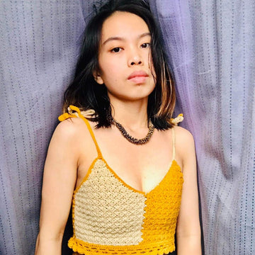 Easy Crochet Crop Top Pattern Beginner Singlet Tank Top PDF DIY Summer Crochet Shirt Made to Measure Crochet Top Simple Festival Pattern