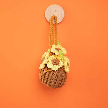 Daisy Basket Car Hanging