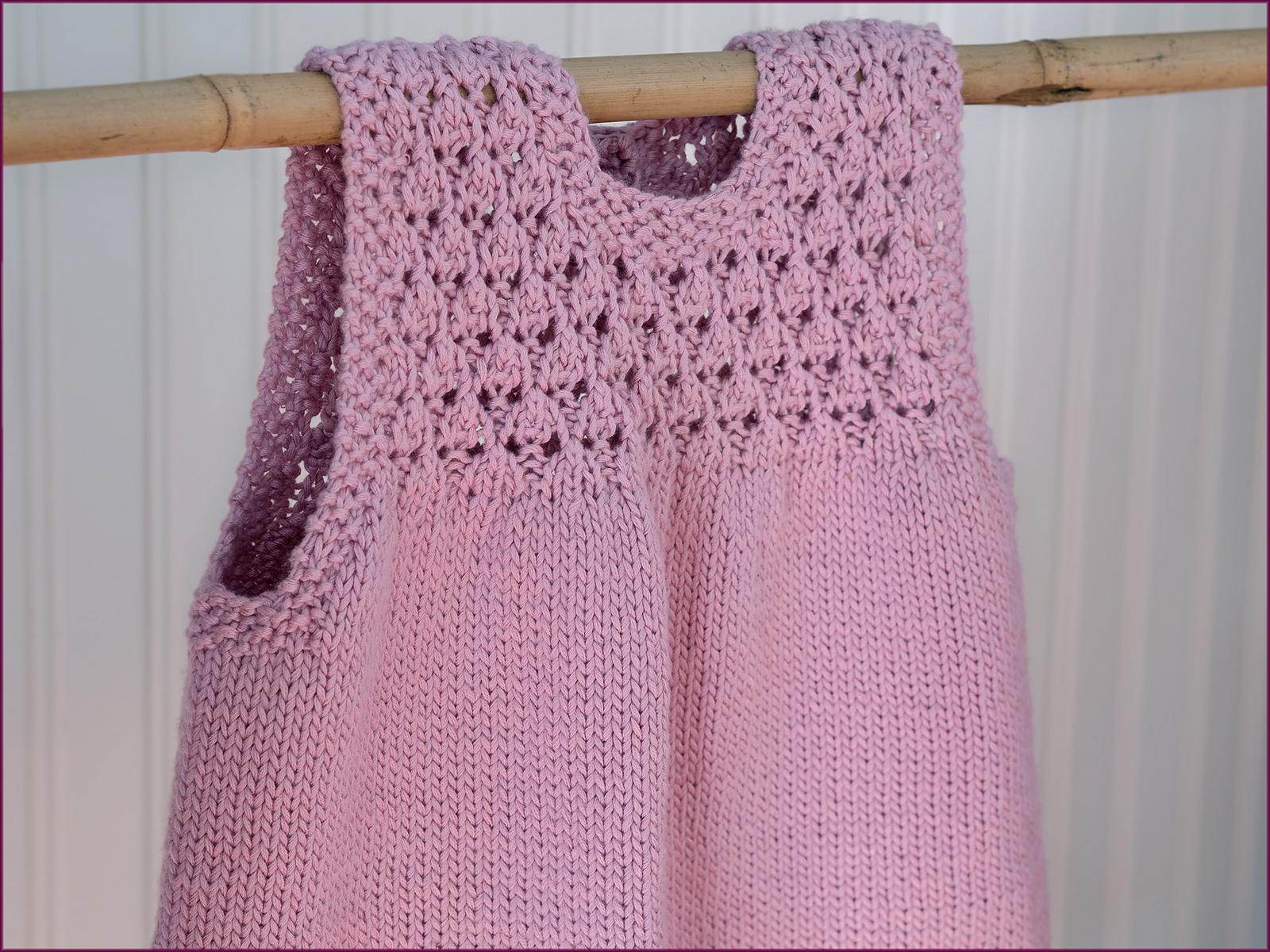 Aelwen Baby Dress Knitting Pattern