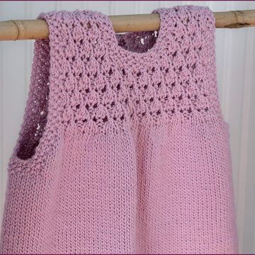 Aelwen Baby Dress Knitting Pattern