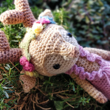 Renata and Rudolph Reindeer Doll Crochet Amigurumi Christmas