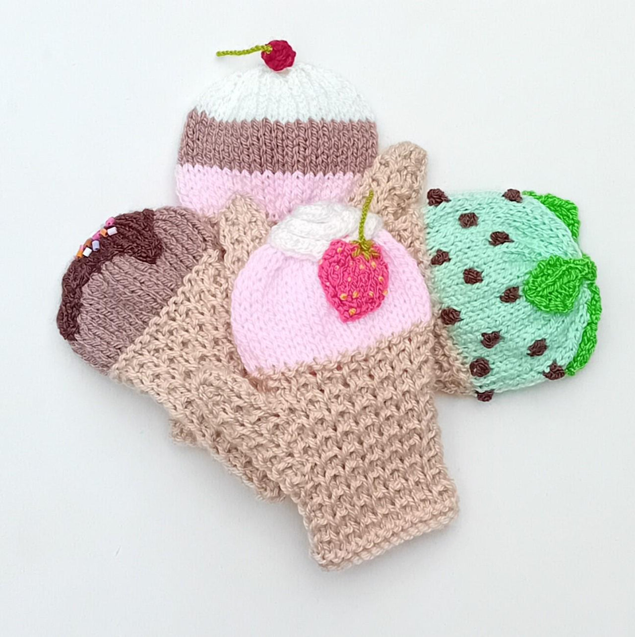 ICE CREAM mittens