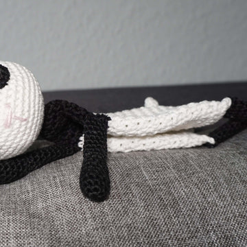 Amigurumi Häkelanleitung Schnuffeltuch Panda