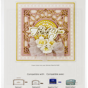 Spellbinders Flourished Fretwork Etched Die By Becca Feeken - Richelieu Square