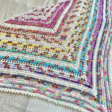 Rainbow Rays Shawl