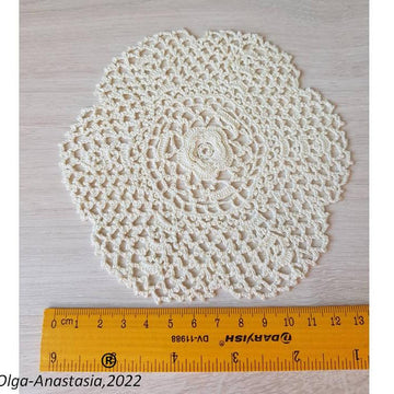 Antique floral motif with rose