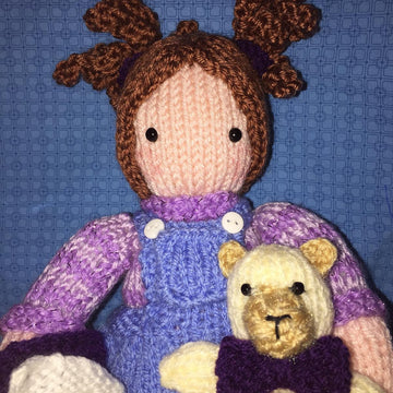 Molly the bookworm, and Bear