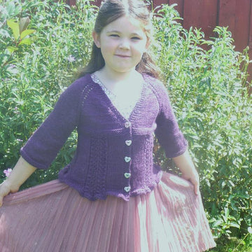Freya - a frilly lacy seamless cardigan
