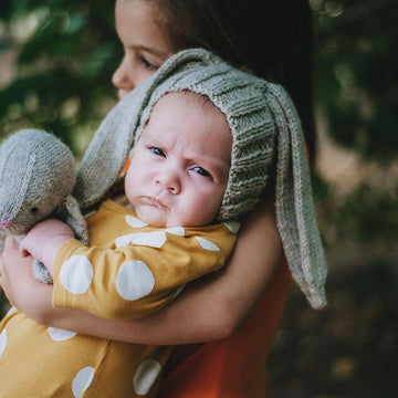 Lamb and Bunny Bonnet