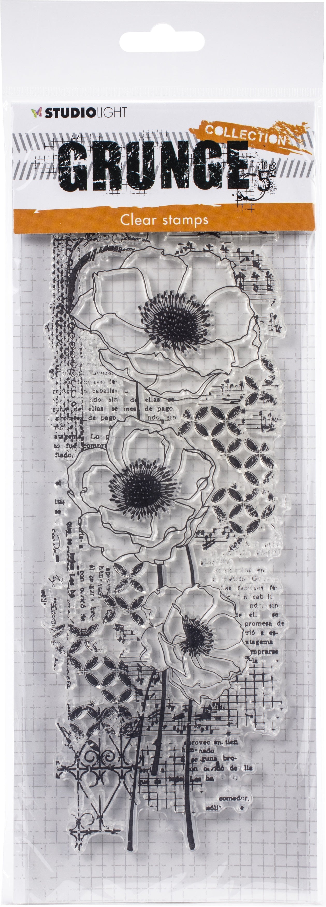 Studio Light Grunge 3.0 Collection A4 Stamp - NR. 403
