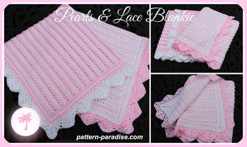 Pearls & Lace Blankie 14-135