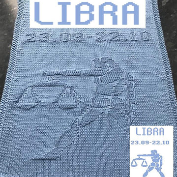 Nr. 560 Zodiac Libra guest towel