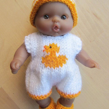 Duck Romper Suit for 5" Berenguer