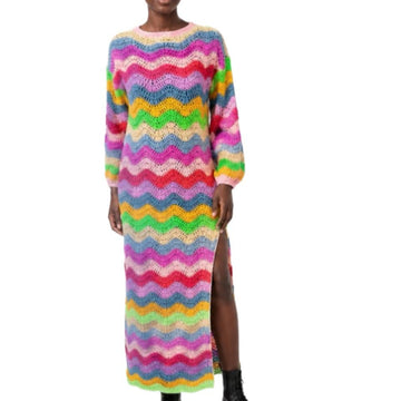 Ripple Maxi Crochet Dress