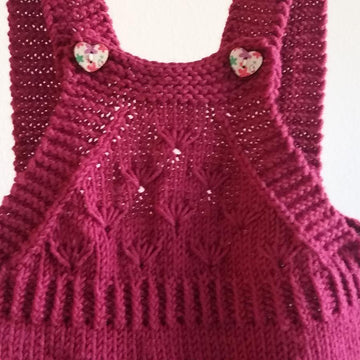Dandelion Flower Pinafore Dress