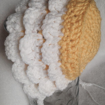 Ruffly Petal Baby Bonnet