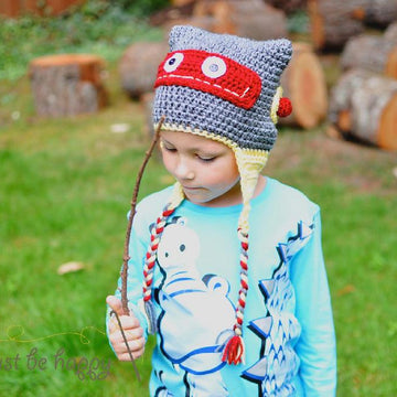 Just Be Happy Robot Hat