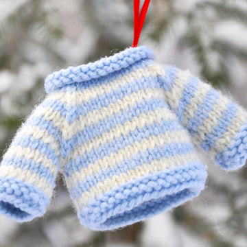 Mini sweater Christmas ornament