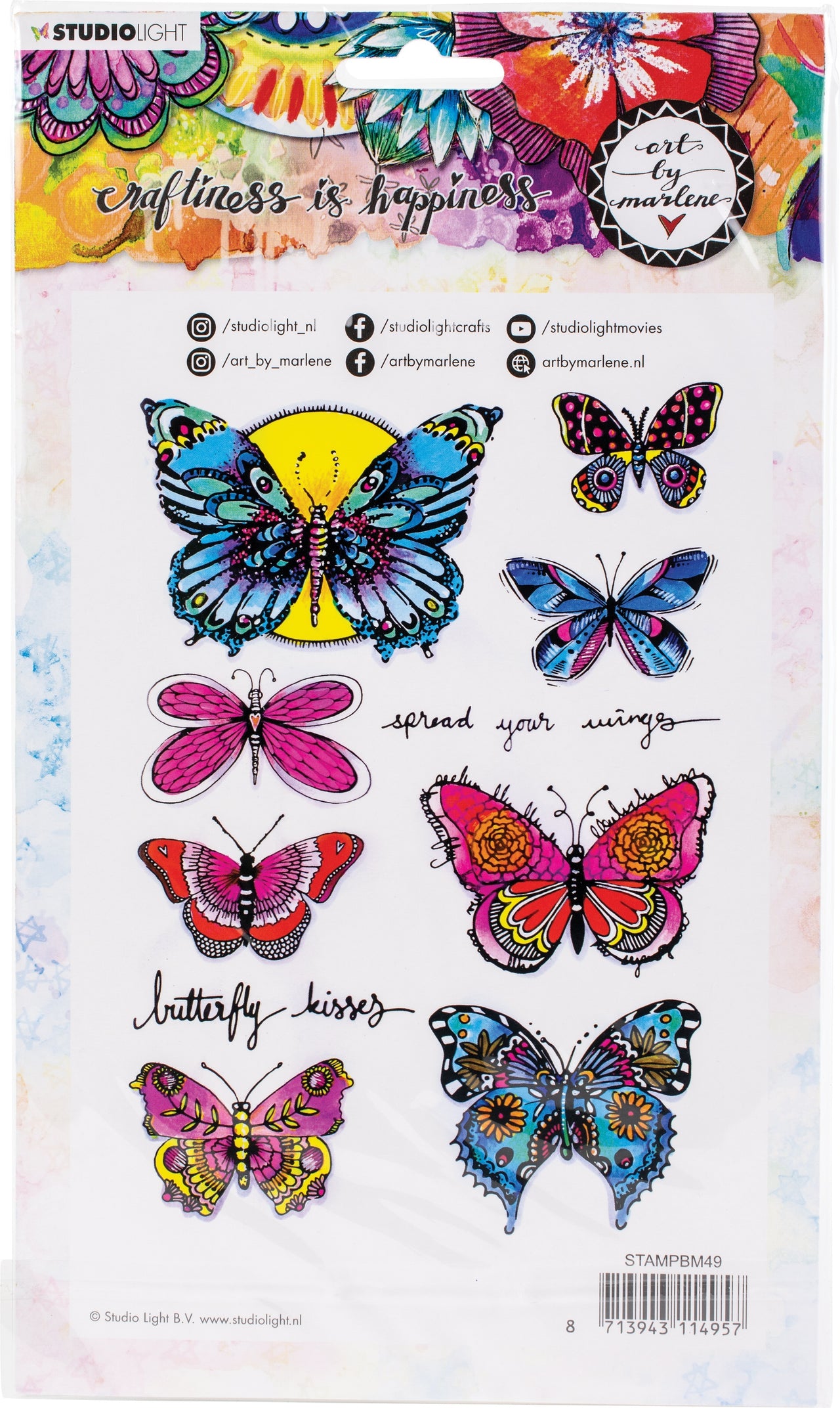 Studio Light Art By Marlene 5.0 Clear Stamps - NR. 49