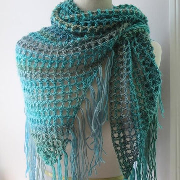Triangle Cowl Scarf Crochet Pattern 366