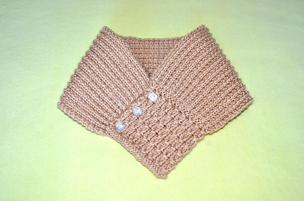 One Day Neck Warmer (Stay On / Buttoned Scarf)
