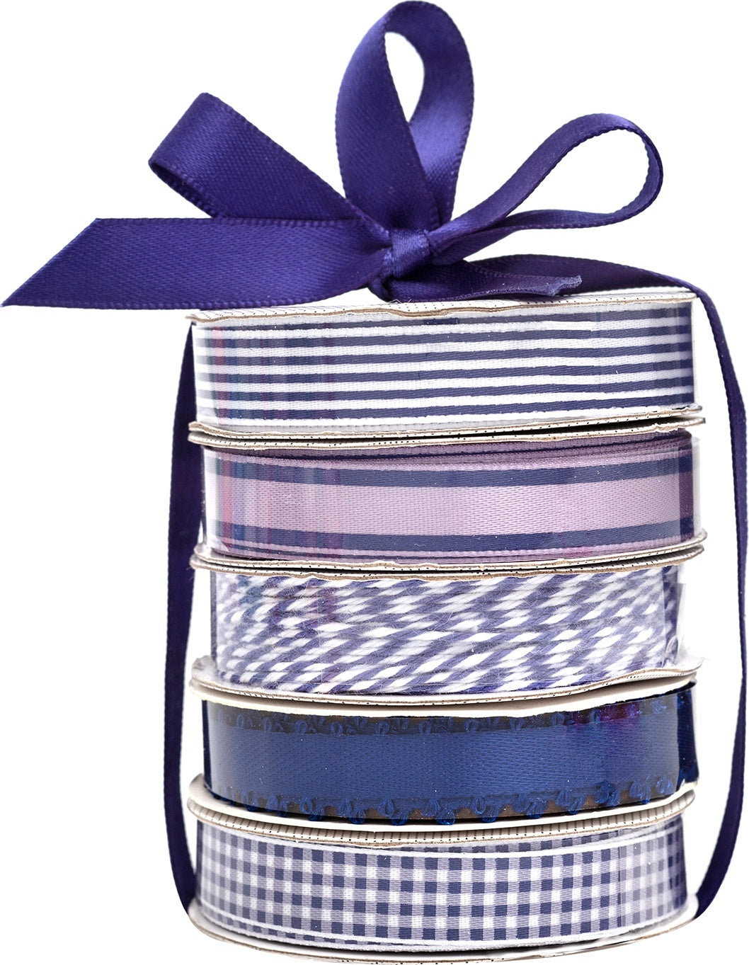 American Crafts Premium Ribbon & Twine 5/Pkg - Navy